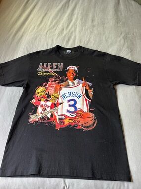 DND Black Short Sleeve Graphic Tee - Allen Iverson Design